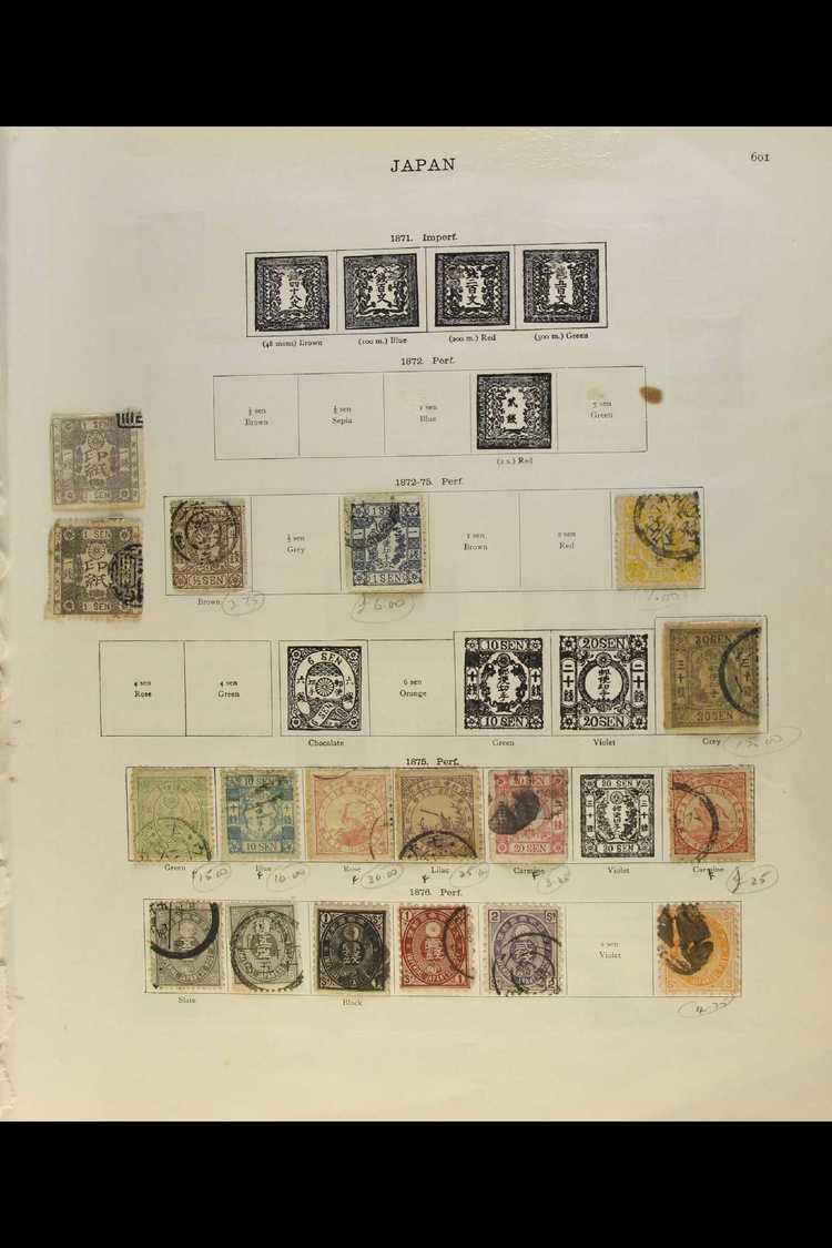 1872-1936 ATTRACTIVE OLD TIME COLLECTION On Pages, All Different Mint & Used Stamps, Inc Cherry Blossom Series (mostly F - Andere & Zonder Classificatie
