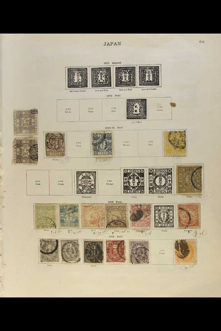 1872-1936 ATTRACTIVE OLD TIME COLLECTION On Pages, All Different Mint & Used Stamps, Inc Cherry Blossom Series (mostly F - Other & Unclassified