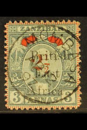1897 "2½" In Red On 3a Grey And Red, Type 12 Surcharge, SG 89, Very Fine Used. For More Images, Please Visit Http://www. - Vide