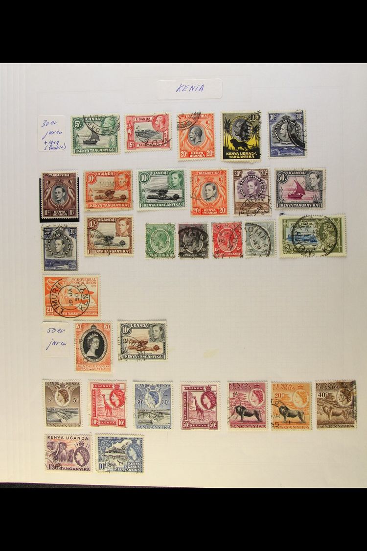 1897-1995 MINT AND USED COLLECTION An All Different Collection With Sections Of KUT, Kenya, Uganda, Tanganyika, Tanzania - Vide