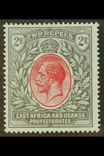 1921 2r Red And Black On Blue, Watermark Multi Script CA, SG 72, Very Fine Mint. For More Images, Please Visit Http://ww - Vide