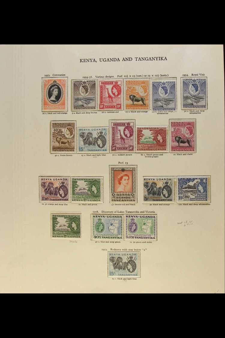 1953-62 NEVER HINGED MINT COLLECTION Presented On  "New Age" Printed Pages, Includes A Highly Complete Collection Inc Of - Vide