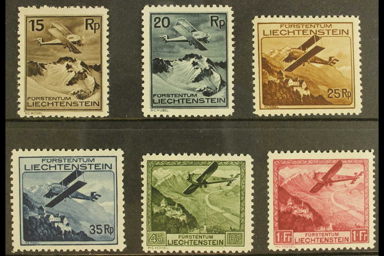 1930 AIRS Complete Set (Mi 108/13, SG 110/15) Fine Fresh Mint. (6 Stamps) For More Images, Please Visit Http://www.sanda - Other & Unclassified