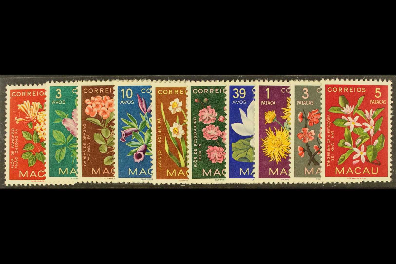 1953 Indigenous Flowers Set Complete, SG 458/67, Very Fine NHM. (10 Stamps) For More Images, Please Visit Http://www.san - Autres & Non Classés