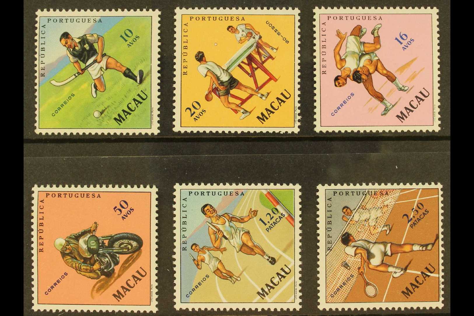 1962 Sports Complete Set, SG 486/91, Very Fine Never Hinged Mint. (6 Stamps) For More Images, Please Visit Http://www.sa - Other & Unclassified