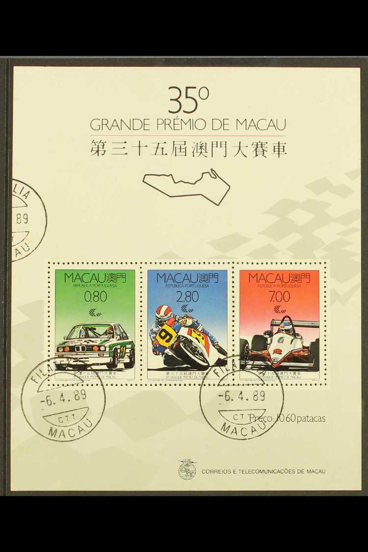 1988 Grand Prix Miniature Sheet, SG MS 684, Very Fine Cds Used (1 M/s) For More Images, Please Visit Http://www.sandafay - Other & Unclassified