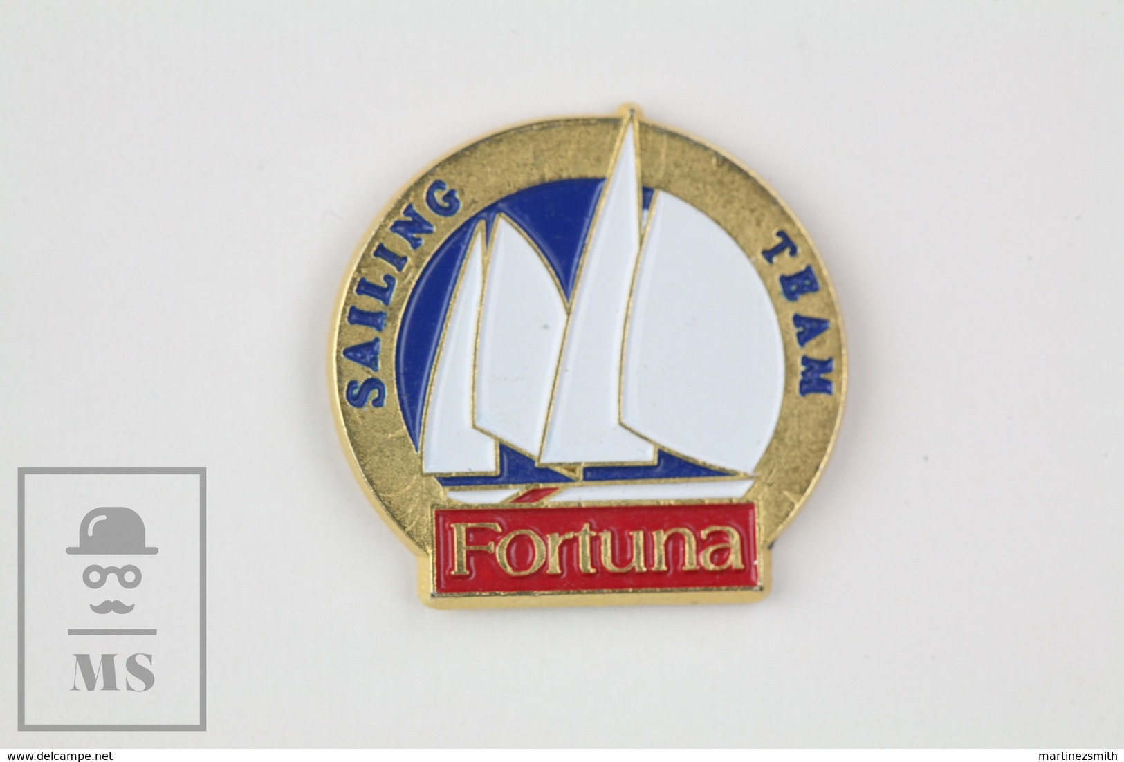 Fortuna Sailing Team  Advertising Pin Badge - Barcos