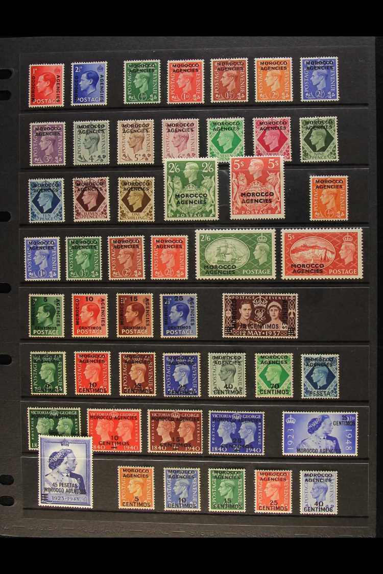 1936-1951 KEVIII/KGVI COMPLETE VERY FINE MINT A Delightful Complete Basic Run For British Currency (SG 75/100), Spanish  - Andere & Zonder Classificatie