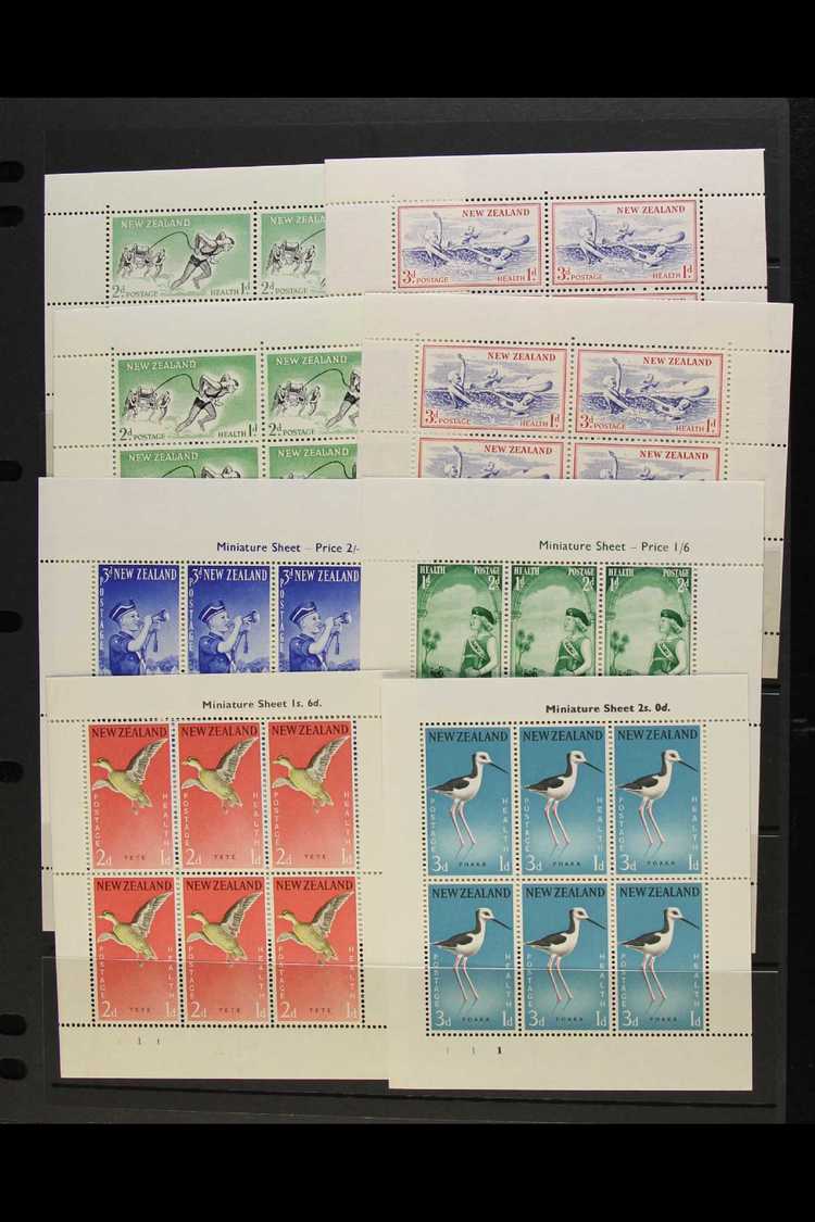 1957-1974 HEALTH MINI SHEET COLLECTION. A Complete NEVER HINGED MINT Run Of Health Miniature Sheets For The Period Inc B - Other & Unclassified