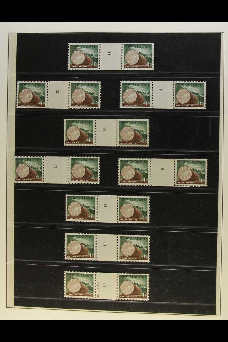 1960-1966 COMPLETE COUNTER COILS - PICTORIALS COLLECTION A COMPLETE NEVER HINGED MINT Collection Of The Black Coil Numbe - Andere & Zonder Classificatie