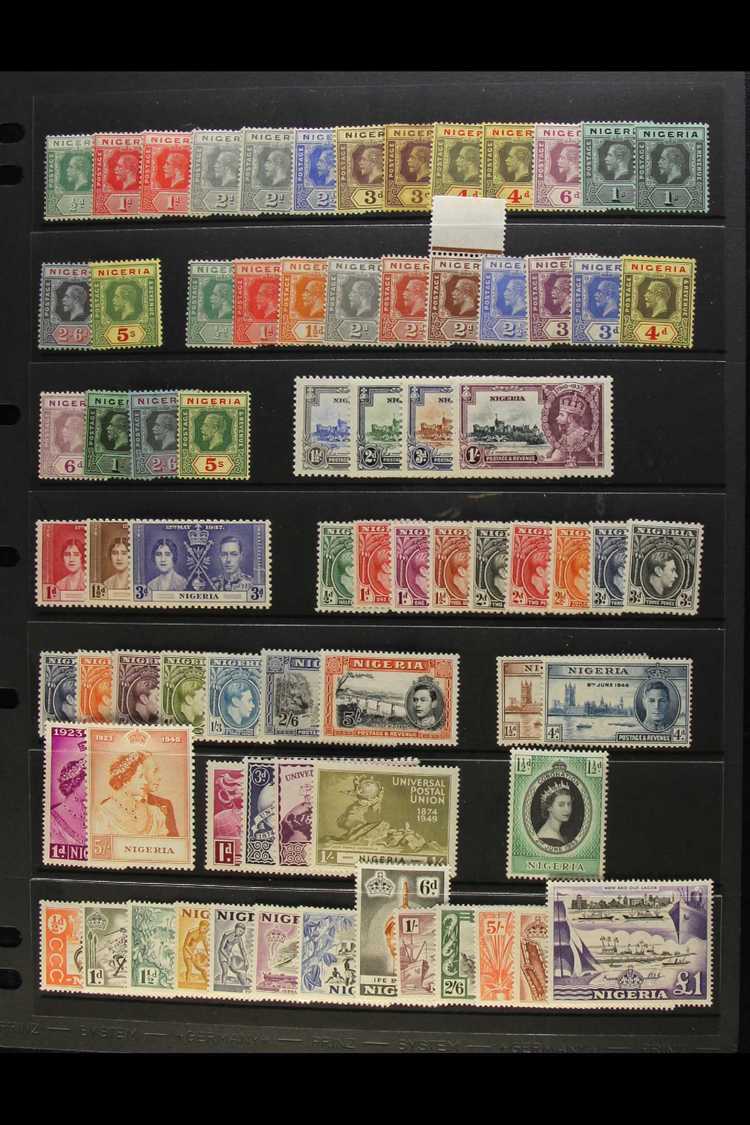 1914-58 FINE MINT COLLECTION With 1914-29 Set To 5s With Some Additional Shades, 1921-32 Set To 5s, 1935 Jubilee Set, 19 - Nigeria (...-1960)