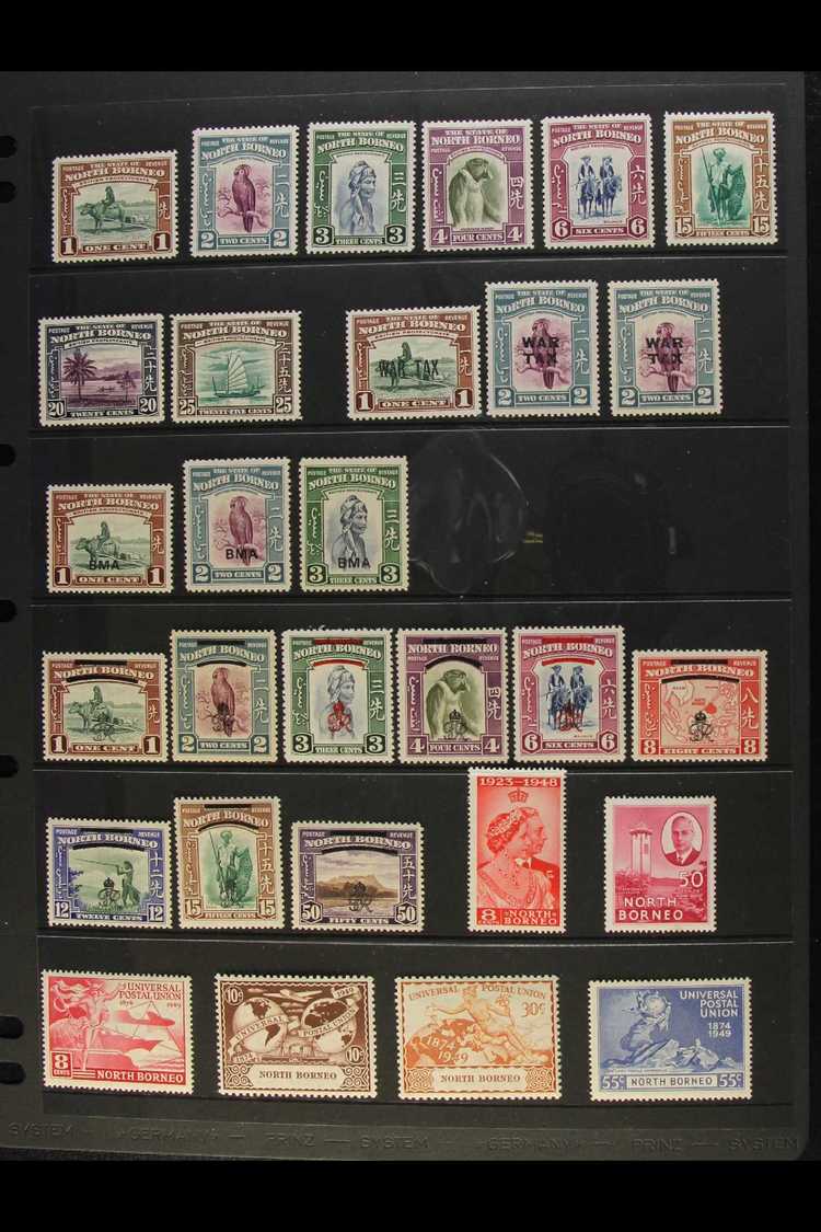 1939-61 ALL DIFFERENT MINT COLLECTION. An Attractive Collection Presented On Stock Pages, Includes 1939 Pictorial Defini - North Borneo (...-1963)