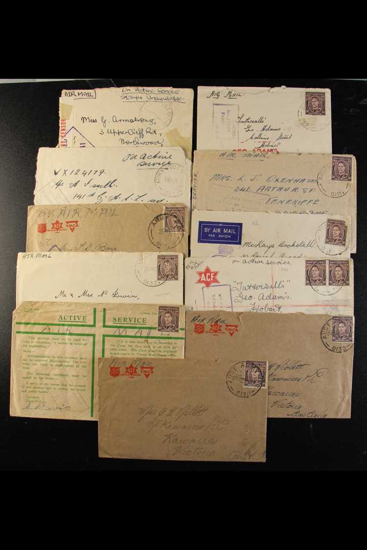 WW2 AUSTRALIAN FORCES - ZERO PREFIXES - ARMY POST OFFICES A Fine Collection Of Covers Back To Australia, Bearing Austral - Papua New Guinea