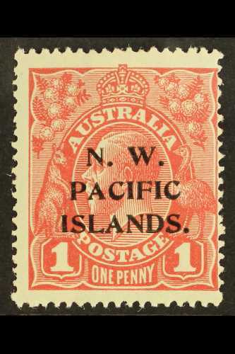 NWPI 1915-16 1d Carmine-red Die II Overprint, SG 67c, Fine Mint, Fresh. For More Images, Please Visit Http://www.sandafa - Papua New Guinea