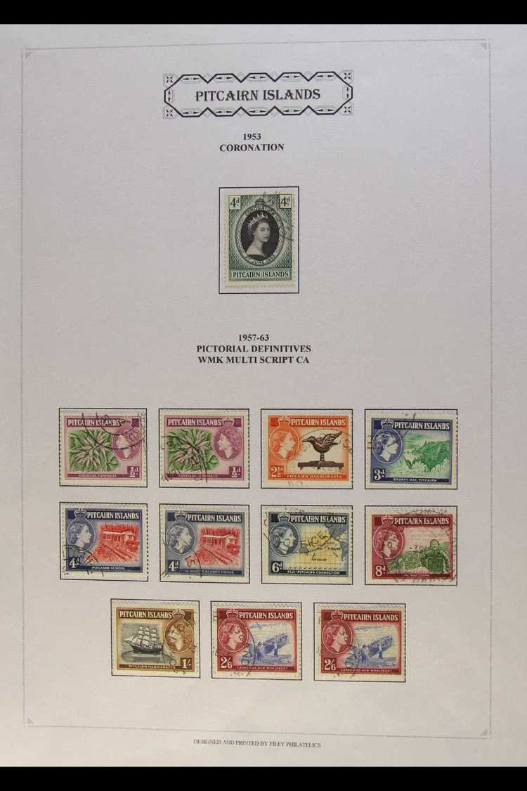 1953-70 VERY FINE USED COLLECTION Includes 1957-63 QEII Defin Set With Both 2s6d And Three 1d Shade Varieties, 1964-65 D - Pitcairn Islands