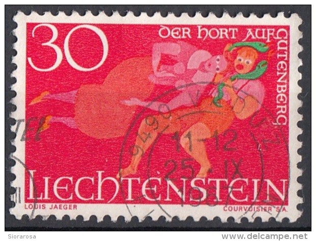 Liechtenstein 1967 Sc. 422  The Treasure Of Gutenberg Used - Used Stamps