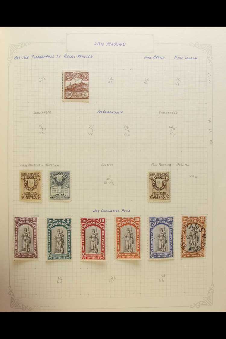 1877-1972 ALL DIFFERENT COLLECTION A Delightful Mint, Nhm & Used Collection Presented Neatly In An Album. Includes 1877  - Other & Unclassified
