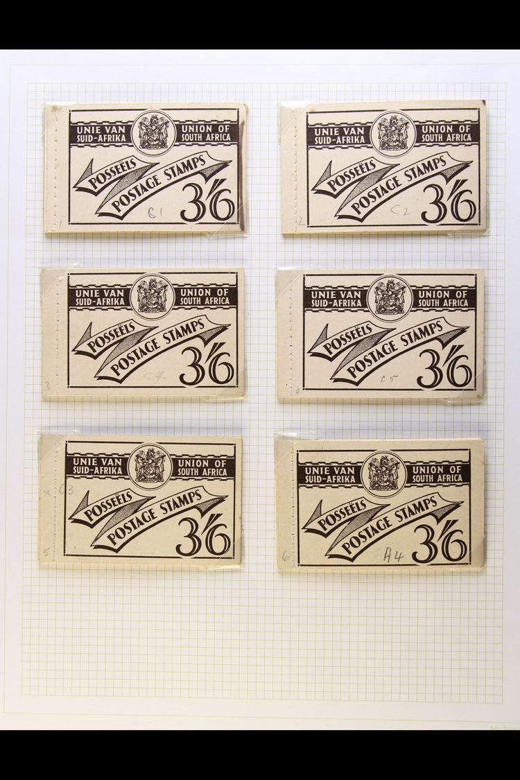 1951 BOOKLETS 3s6d Complete Booklet (SG SB19) - A Collection Of 28 Booklets, Containing Different Panes From The Lay-out - Zonder Classificatie