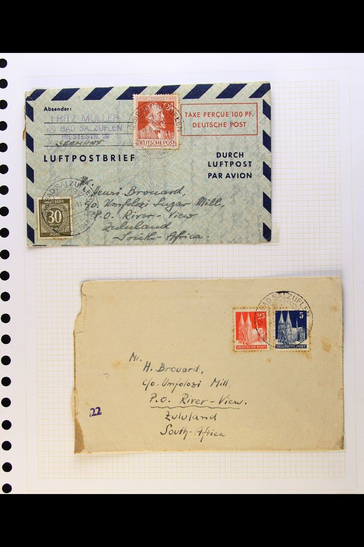 INCOMING MAIL 1890's To 1940's Collection Of Covers And Cards. Much Of Interest Including 1900's Picture Postcards From  - Zonder Classificatie