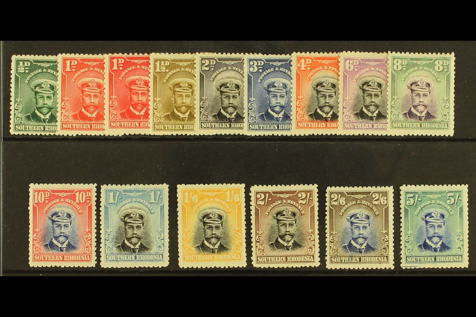 1924 Admiral Set Complete, SG 1/14, Couple Of Hinge Thins Otherwise Fine And Fresh Mint. (15 Stamps) For More Images, Pl - Südrhodesien (...-1964)