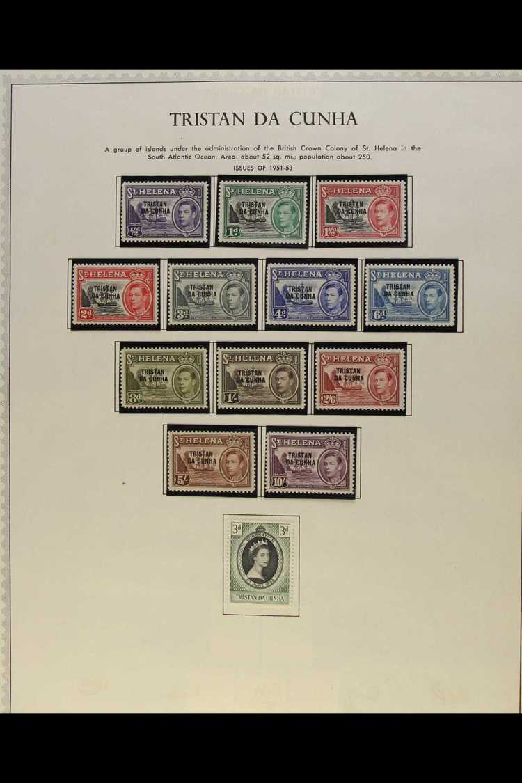 1952-1984 EXTENSIVE MINT / NHM COLLECTION Of Complete Sets Presented On Album Pages, Often Duplicated With A Fine Mint S - Tristan Da Cunha