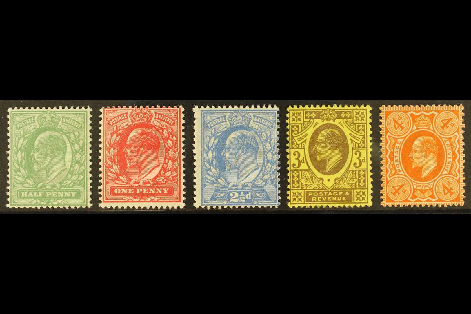 1911 Harrison Perf 15 X 14 "Basic" Definitive Set, SG 279/86, Never Hinged Mint (5 Stamps) For More Images, Please Visit - Unclassified