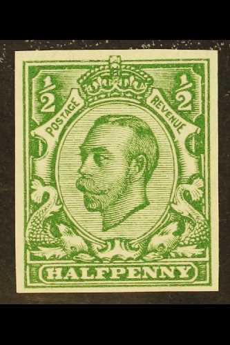 1912 ½d Green IMPERF, SG 346b, Never Hinged Mint For More Images, Please Visit Http://www.sandafayre.com/itemdetails.asp - Unclassified