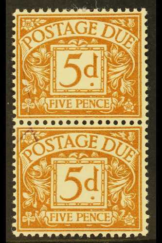 POSTAGE DUE 1924-31 5d Brownish Cinnamon, SG D16, Mint Vertical Pair (2 Stamps) For More Images, Please Visit Http://www - Non Classés