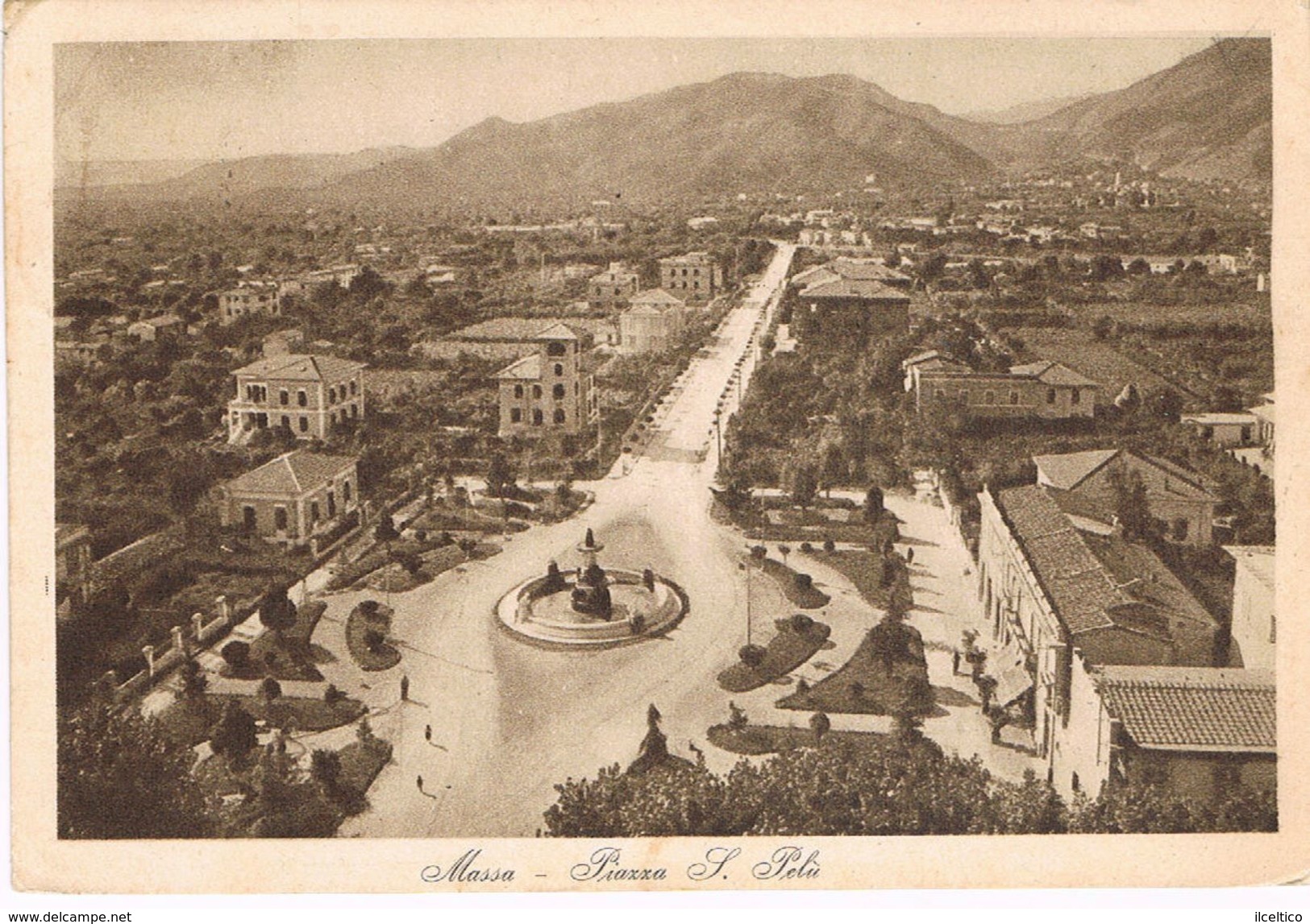 MASSA  - PIAZZA  S.  PELU  - 1935 - Massa