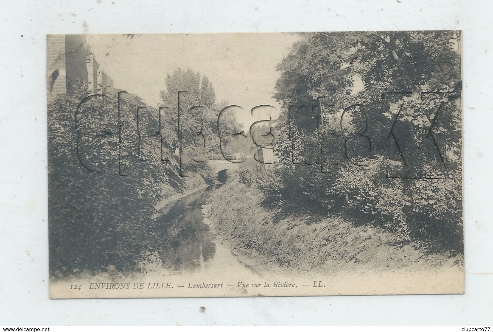 Lambersart (59) : Le Pont Sur La Rivère En 1906 PF. - Lambersart