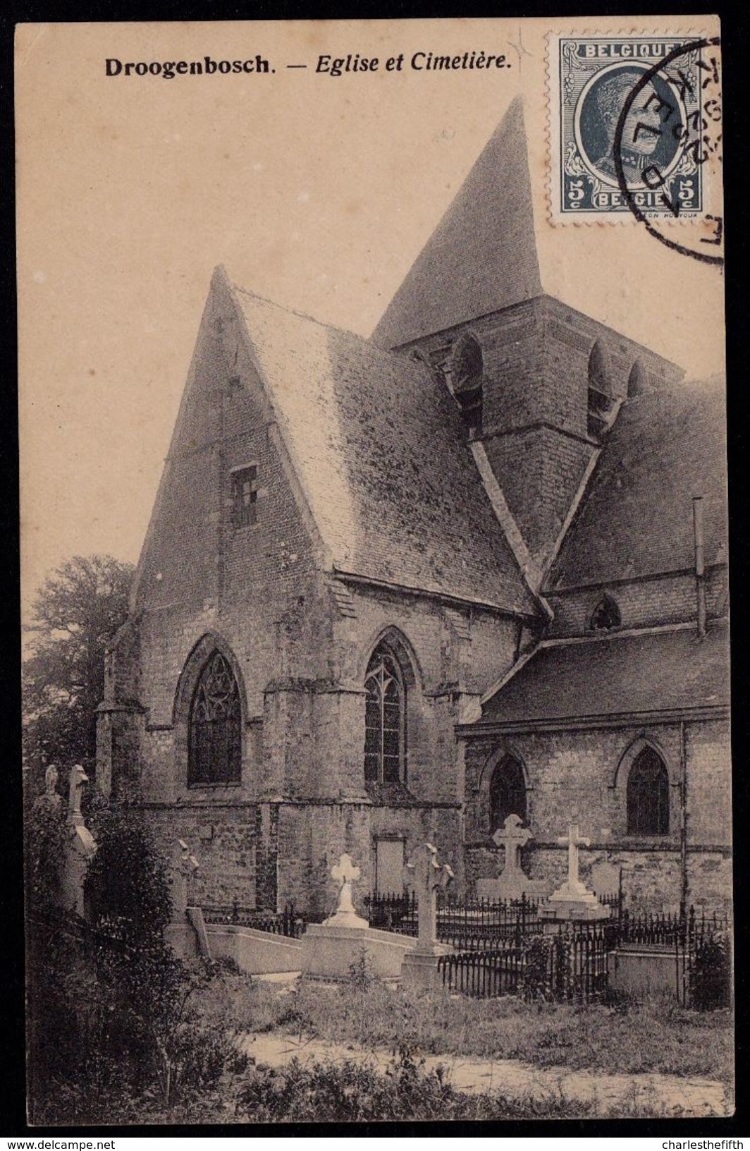 DROOGENBOSCH - DROGENBOS - EGLISE ET CIMETIERE GELOPEN - Drogenbos