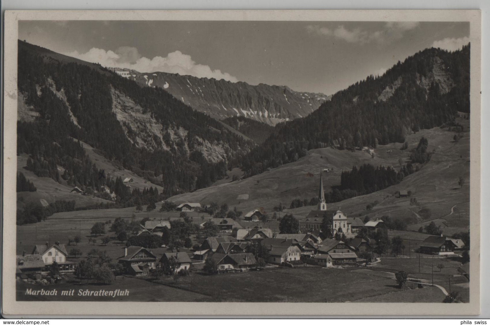 Marbach Mit Schrattenfluh - Photo: Johann Dubach - Marbach