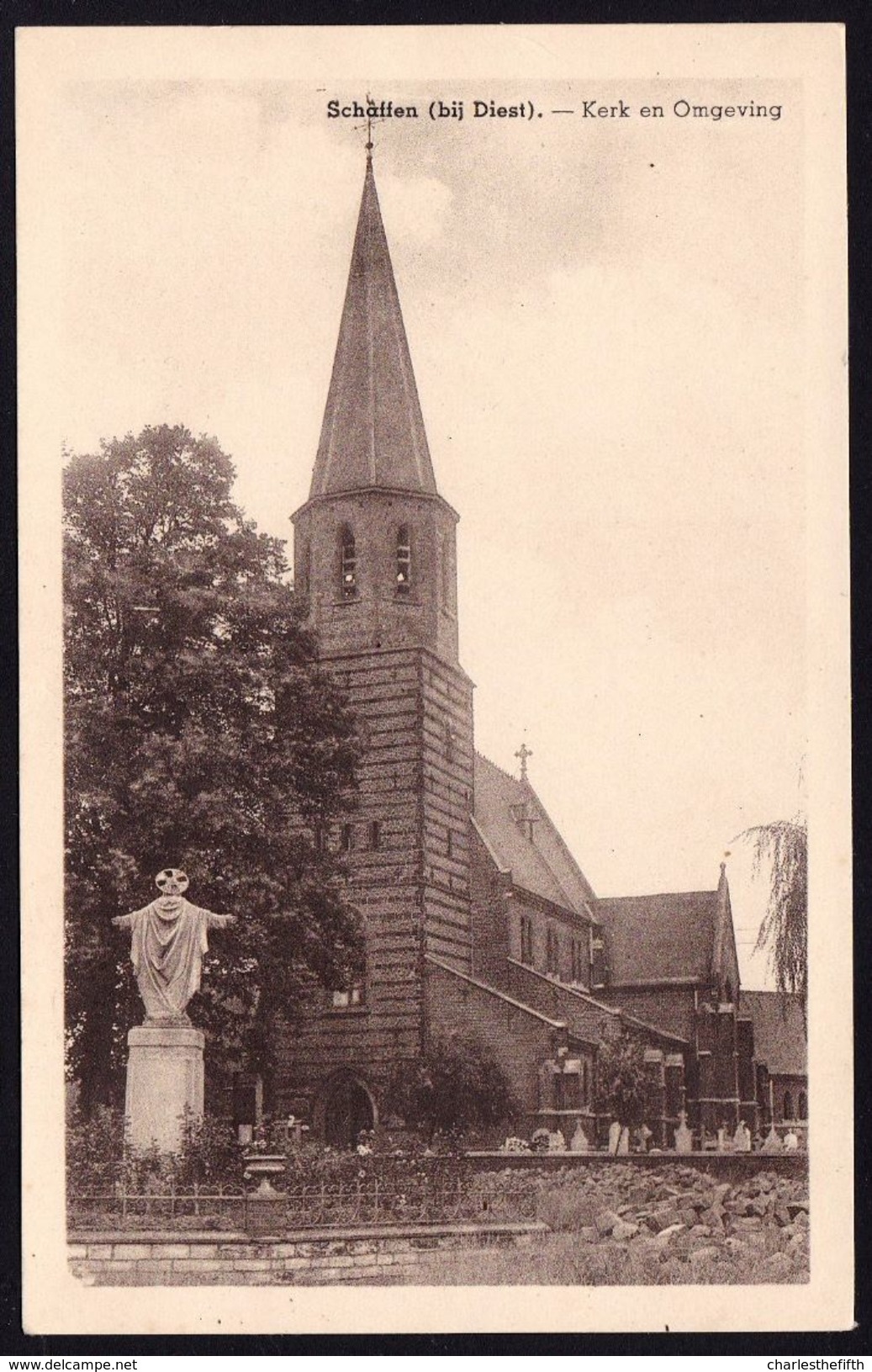 SCHAFFEN ( Bij Diest ) - KERK EN OMGEVING - Diest