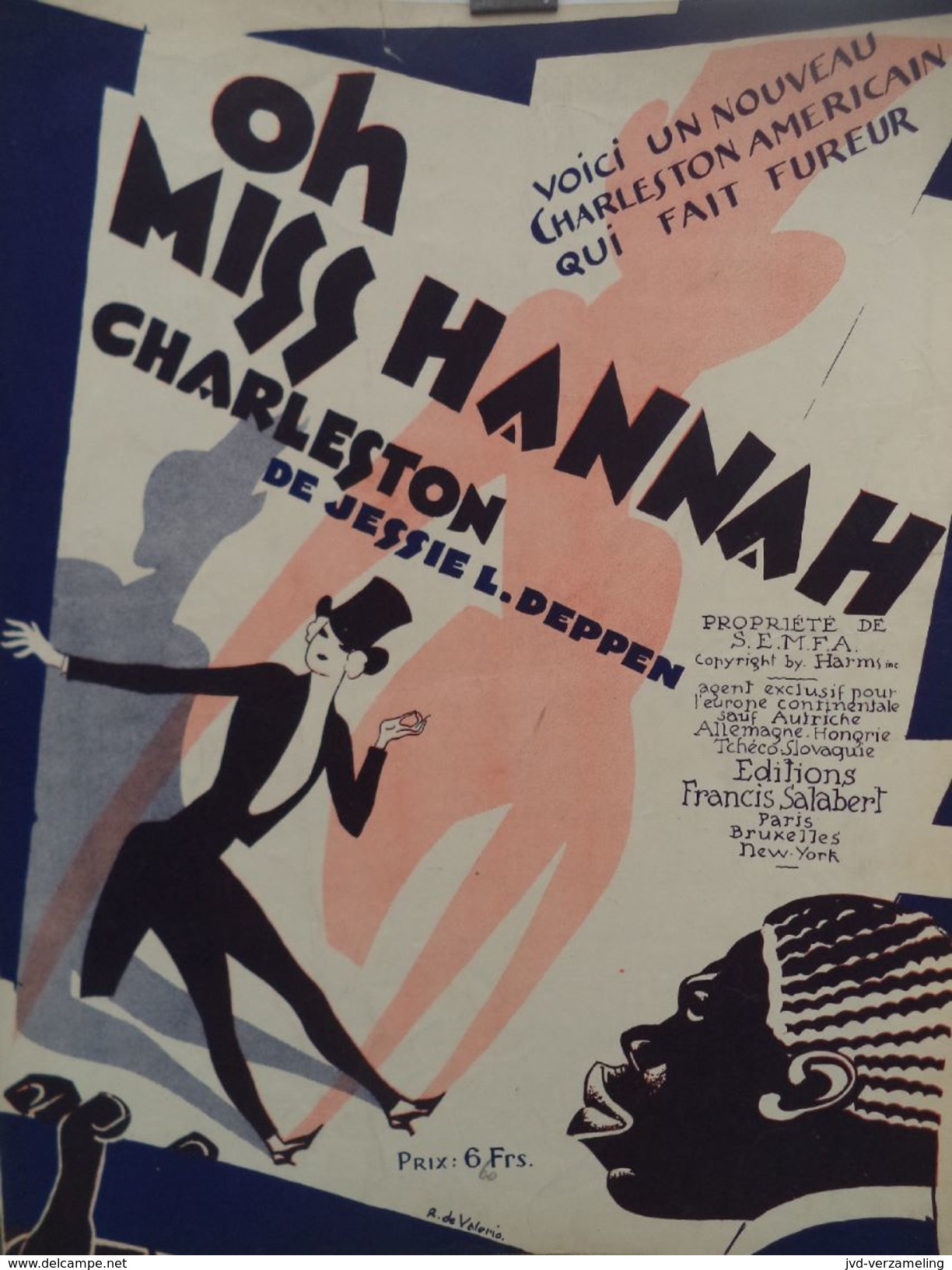 OH, MISS HANNAH - Musique De JESSIE L .DEPPEN - Paroles Anglaises De TEKLA HOLLINGSWORTH. - Spartiti