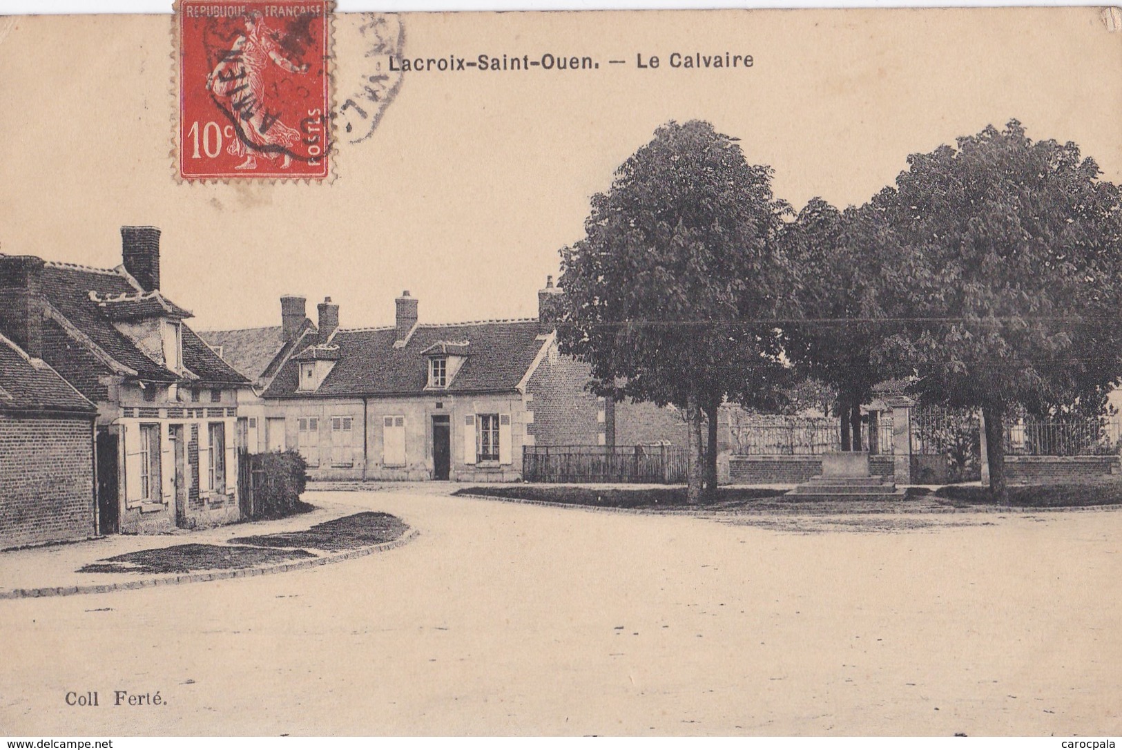 Carte 1905 LACROIX SAINT OUEN / LE CALVAIRE - Autres & Non Classés