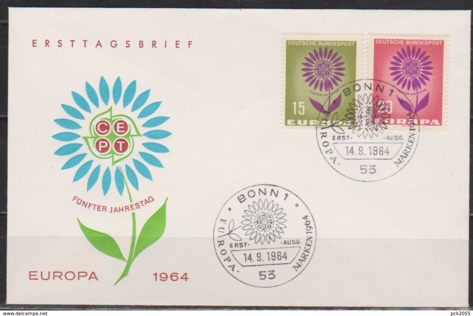 BRD FDC 1964 Nr.445 - 446 Europa (d 3872 ) Günstige Versandkosten - Sonstige & Ohne Zuordnung