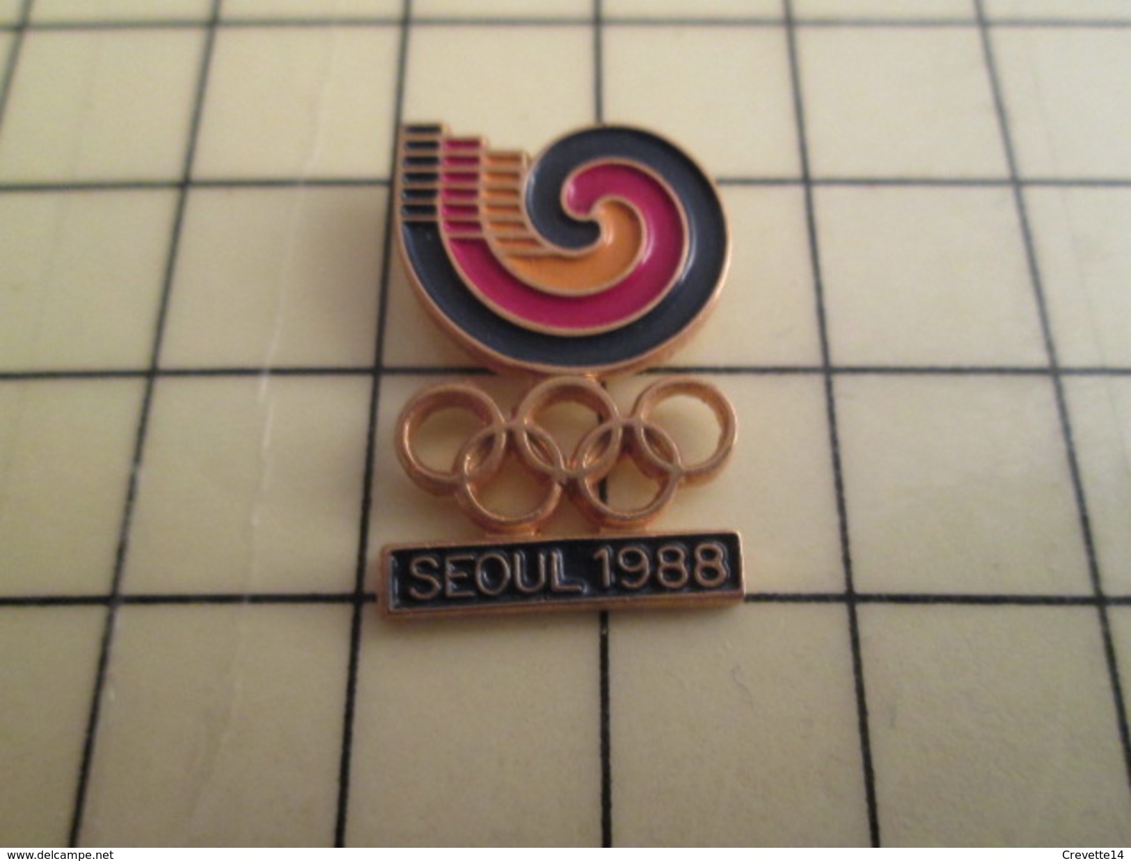 Pin713c Pin's Pins / Beau Et Rare / JEUX OLYMPIQUES : SEOUL 1988 ANNEAUX OLYMPIQUES - Computers