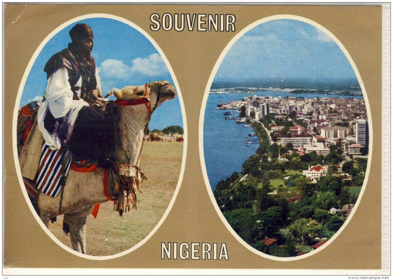 NIGERIA, SOUVENIER MULTI VIEW , NICE STAMP - Nigeria