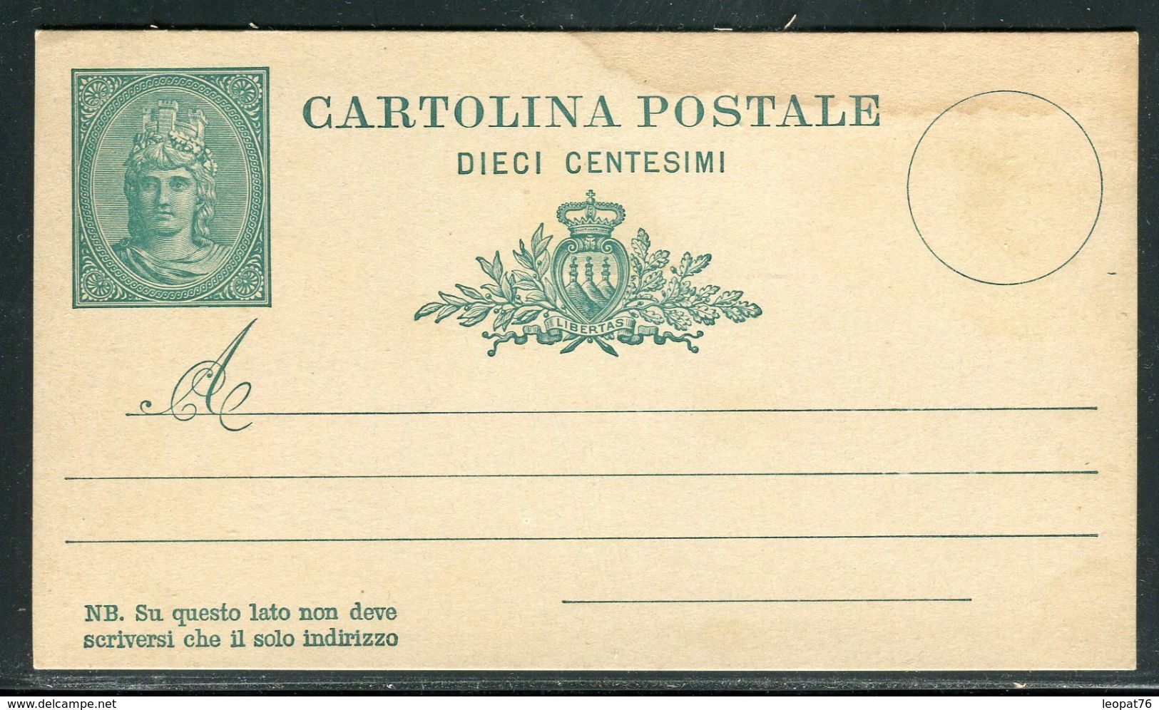 Saint Marin - Entier Postal Non Voyagé - Ref D9 - Postwaardestukken