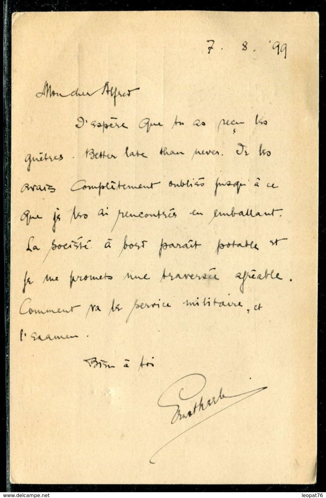 Portugal - Entier Postal De Lisbonne Pour Reims En 1899 - Ref D20 - Postwaardestukken