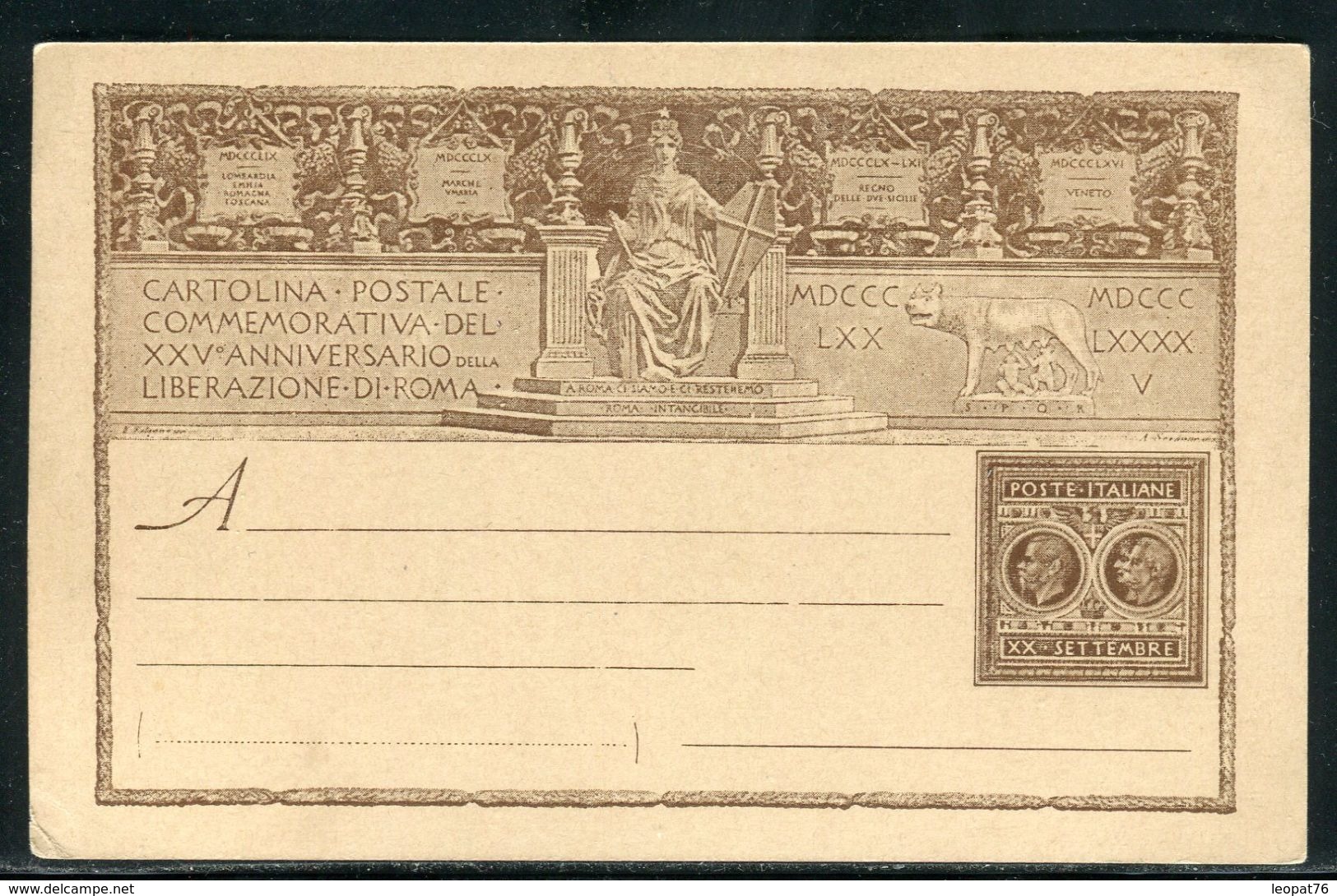 Italie - Entier Postal Illustré Non Voyagé - Ref D21 - Interi Postali