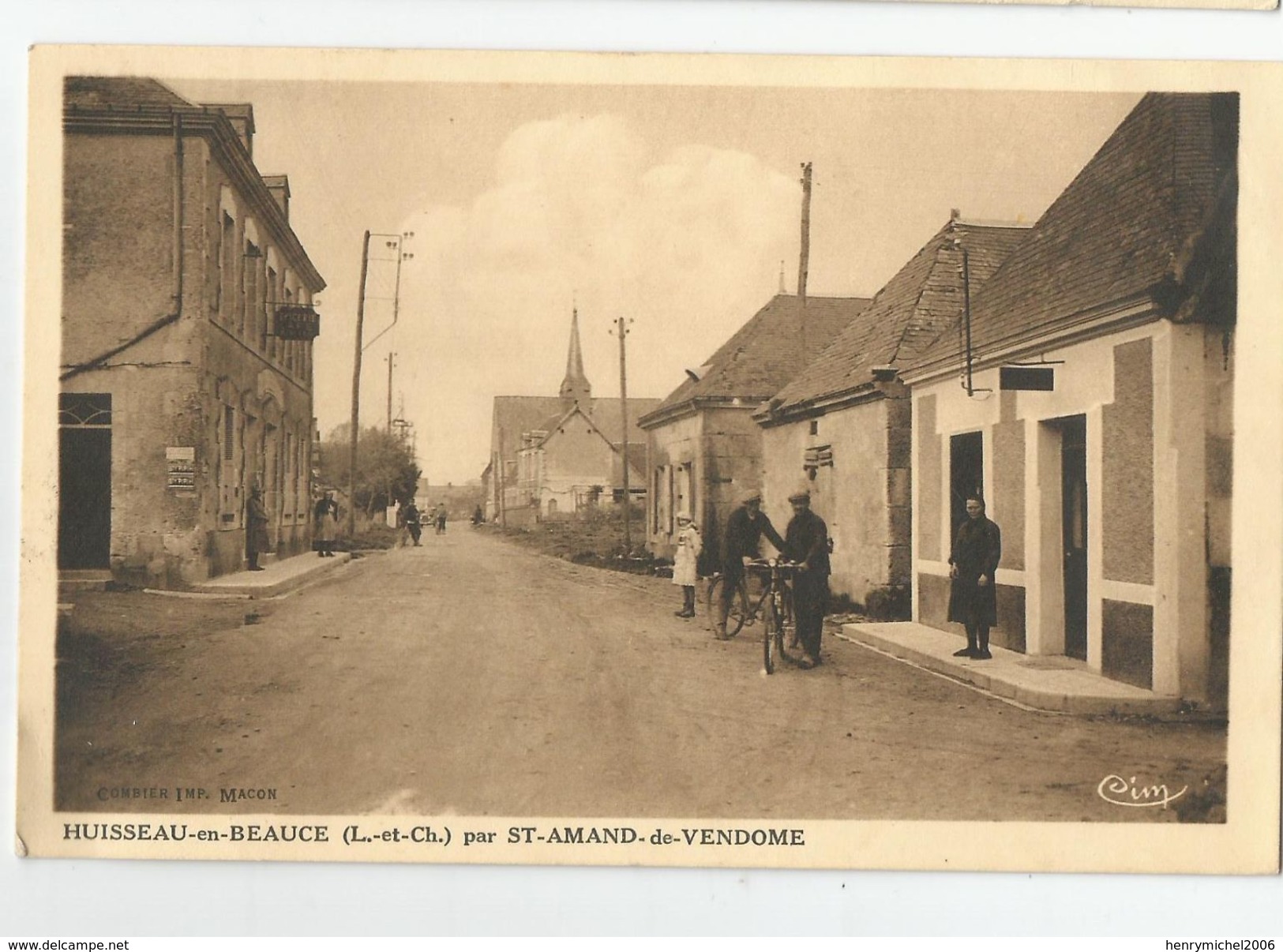 41 Loir Et Cher - Huisseau En Beauce Par St Amand De Vendome 1941 - Other & Unclassified