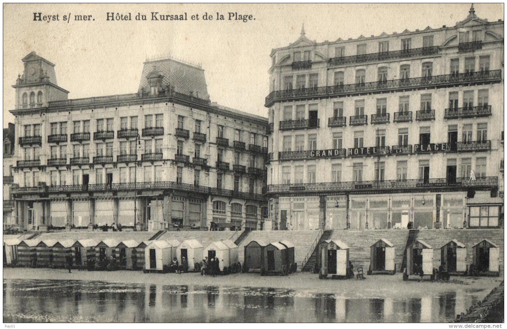 BELGIQUE - FLANDRE OCCIDENTALE - HEIST - HEYST - Hôtel Du Kursaal Et La Plage. - Heist