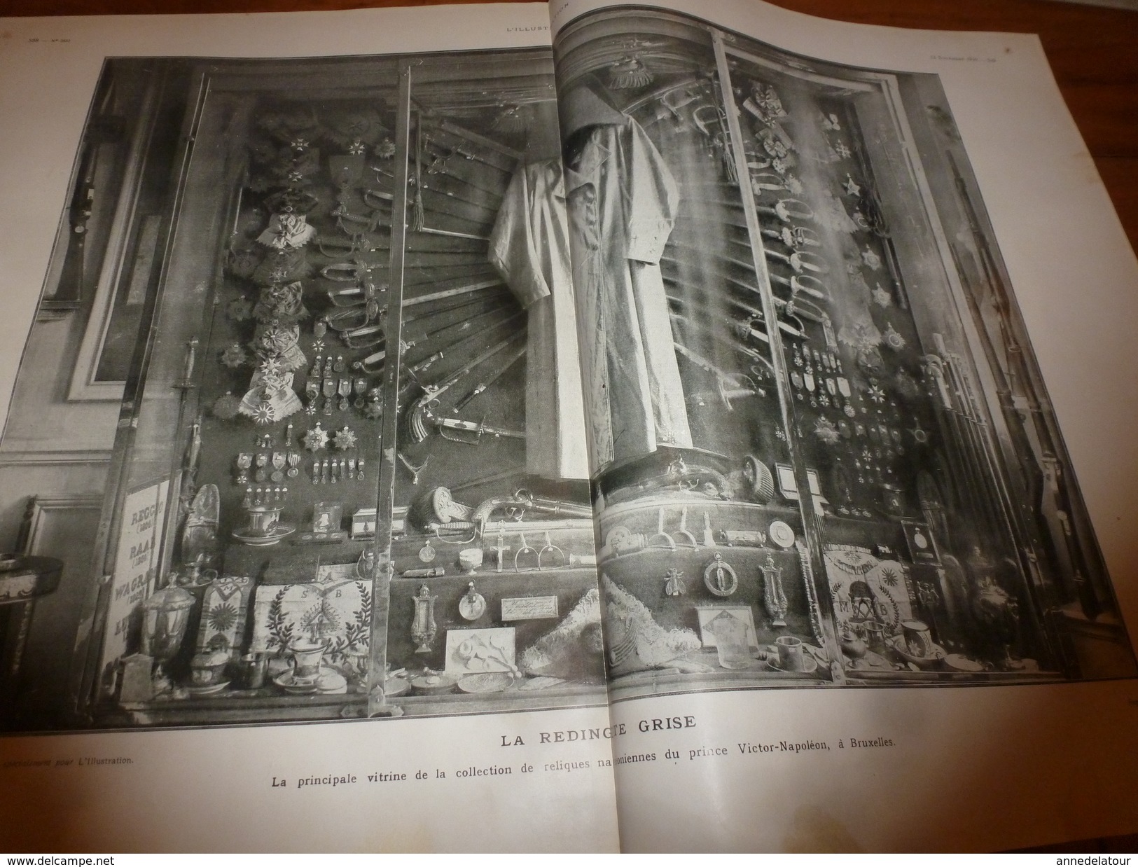 1910 L'ILLUSTRATION:Belgique;Nos noirs;Expo Chrysanthème;Collision navire Brighton;Sculpture photographique;Reliques;etc