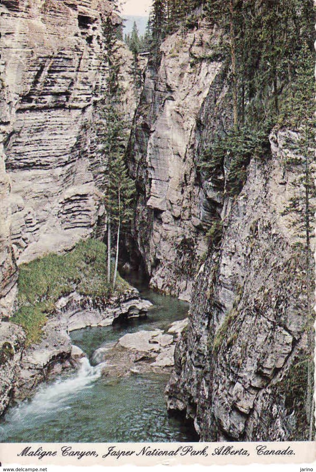 Canada, Alberta, Maligne Canyon, Jasper National Park, Used 1979 - Jasper