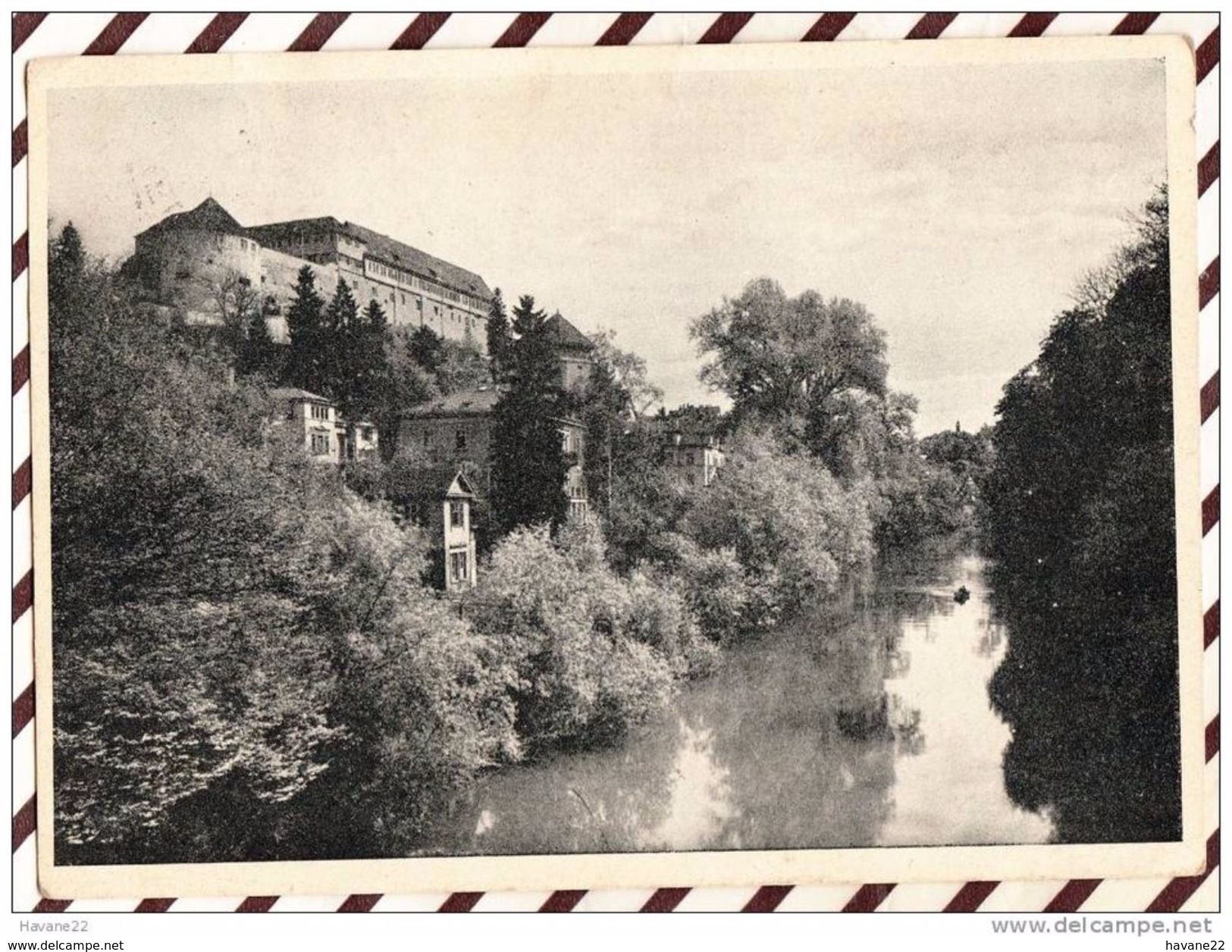 Z634 AU DOS D'UNE CARTE TUBINGEN CACHET POSTE AUX ARMEES 1948 - Lettres & Documents