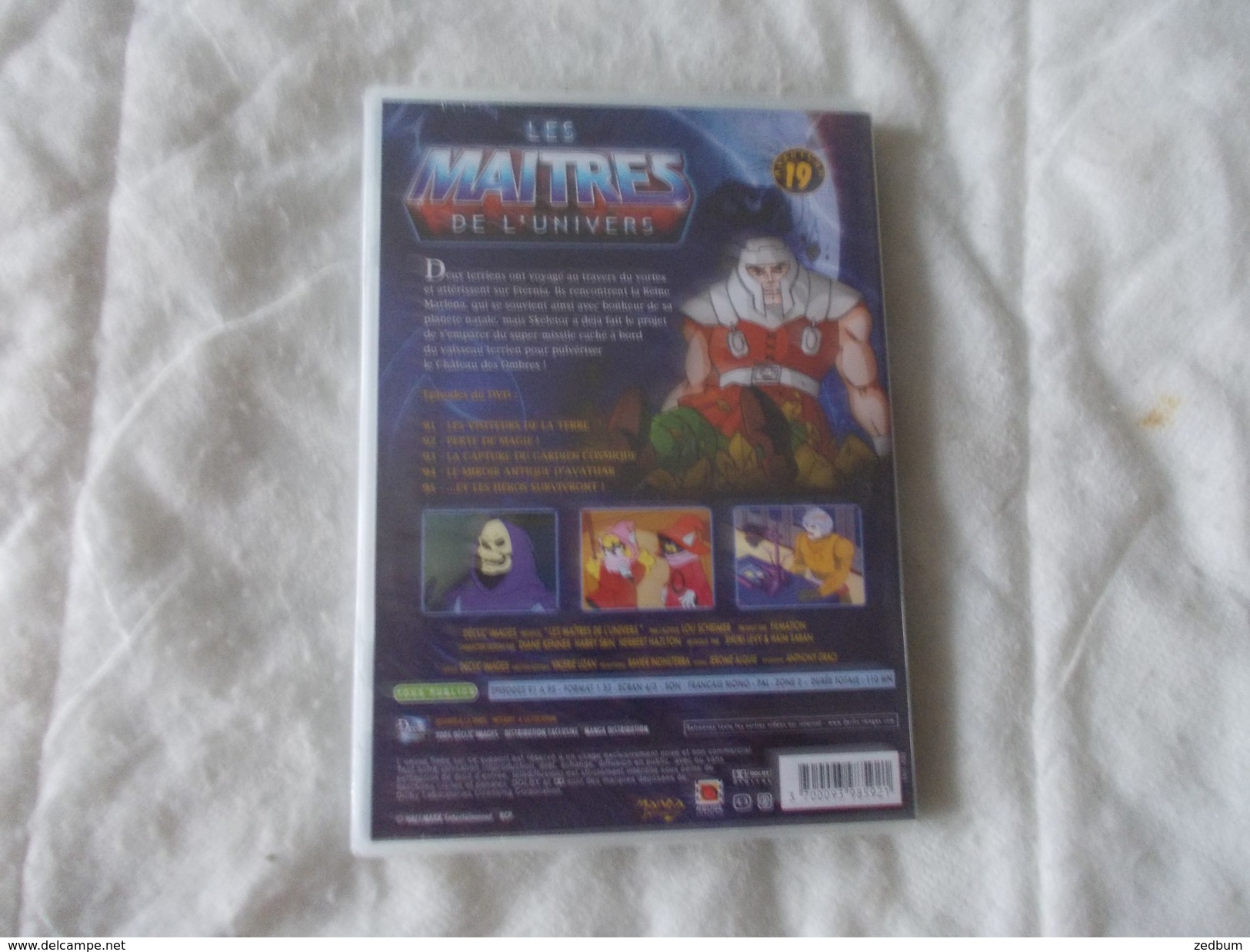 DVD - Les Maitres De L'univers 19 Par Le Pouvoir Du Crâne Ancestral - Cartoons