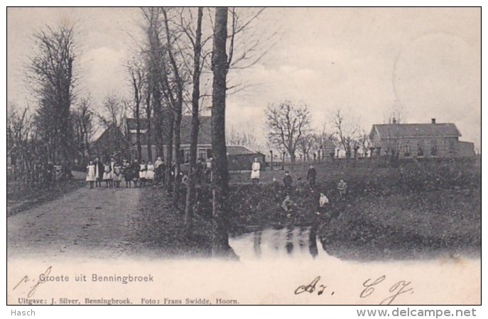 3575284Benningbroek, Groete Uit (poststempel 1904) - Andere & Zonder Classificatie