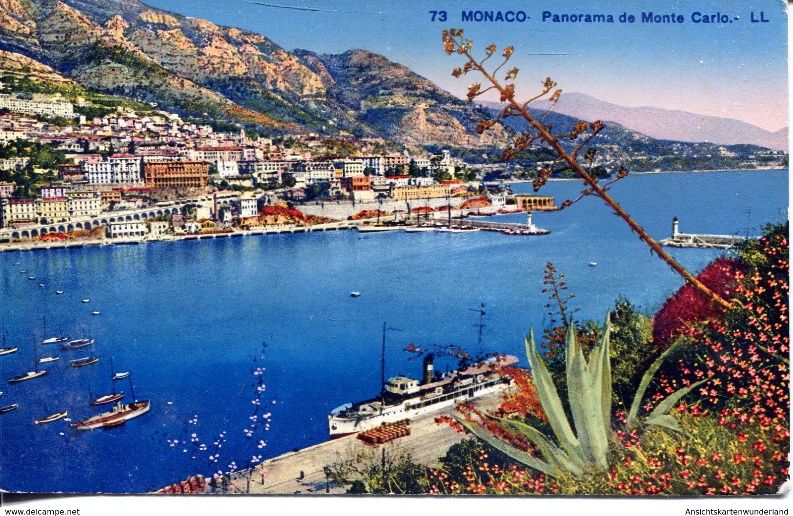 Monaco - Panorama De Monte Carlo (002063) - Mehransichten, Panoramakarten