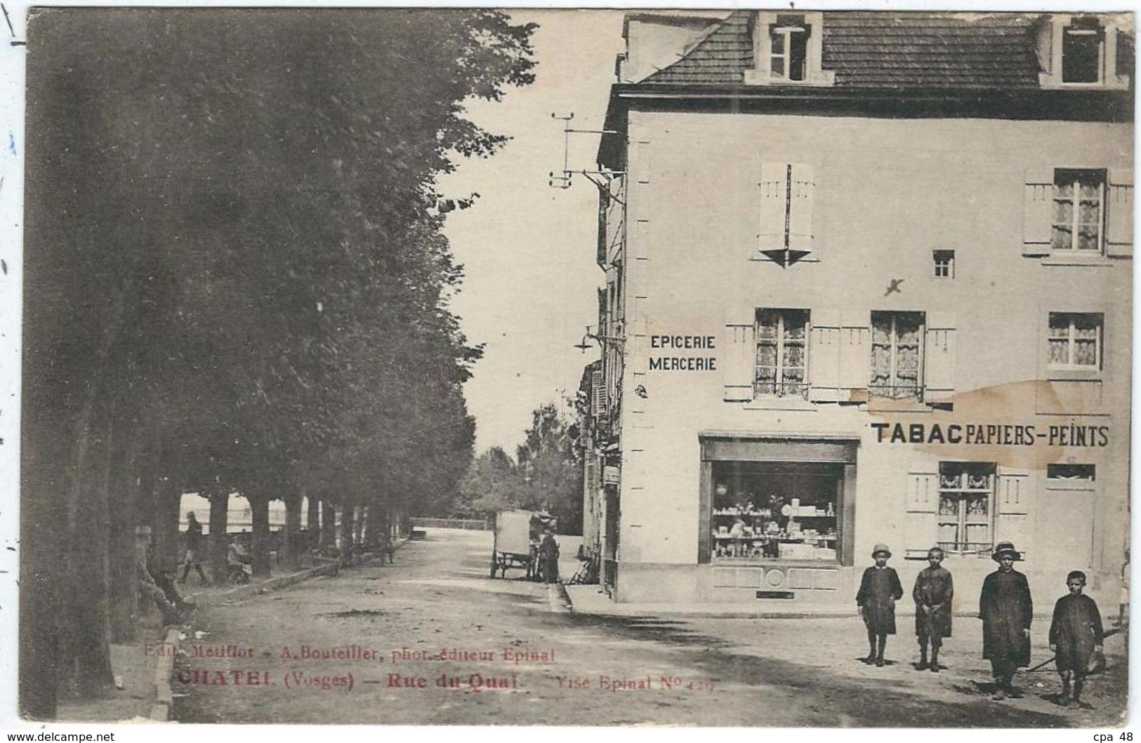 Vosges : Chatel, Rue Du Quai - Chatel Sur Moselle